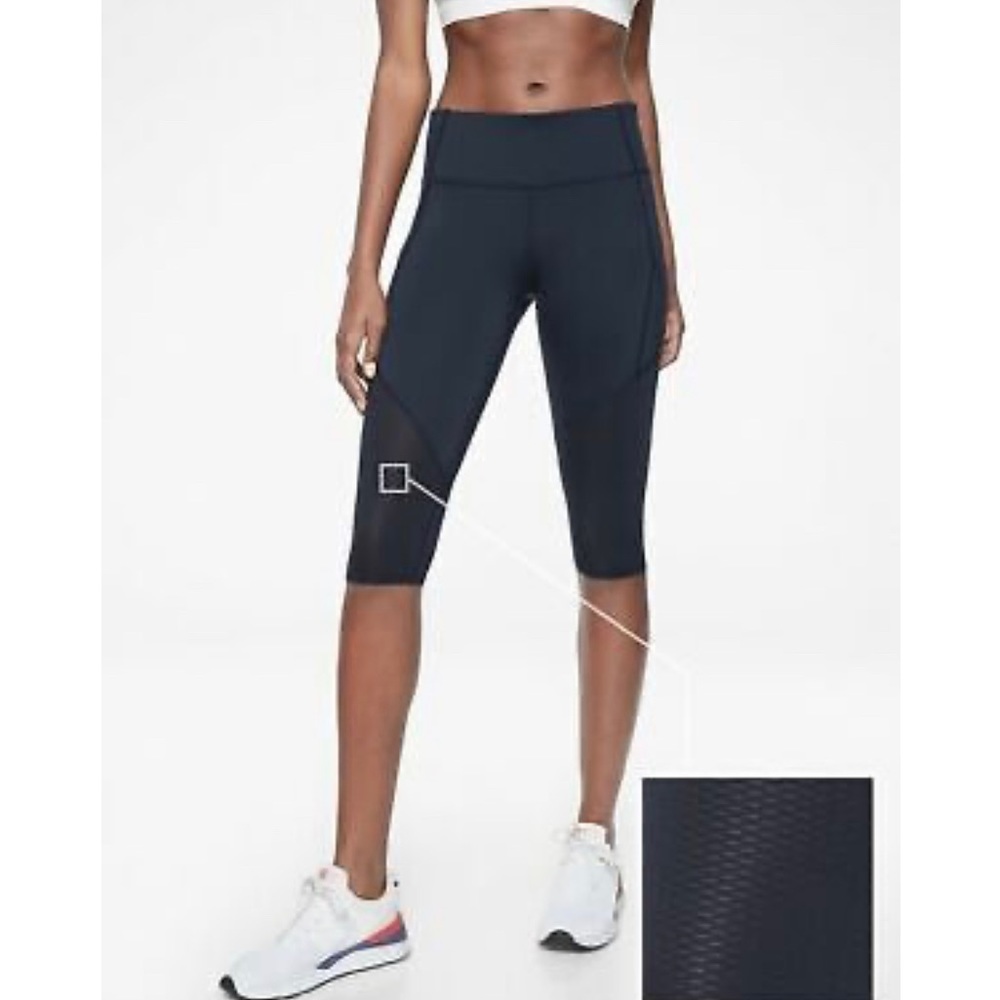 Athleta Contender Mesh Crop - Picture 2 of 8